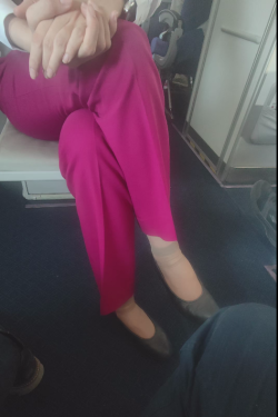 4k 南航空乘裤装短丝翘腿露出袜根褶皱 面对面2 6min