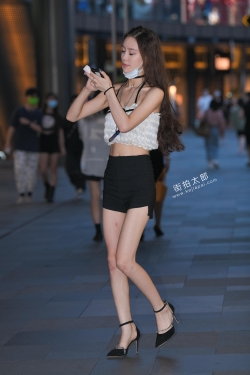 黑短裤凉高跟 21-08-05-67P