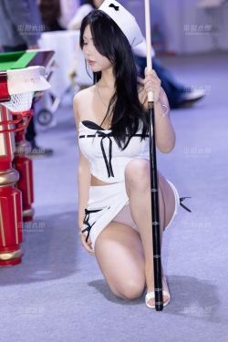 LB244-104P 杭州台球展-小模特KK不吃鱼的春光美腿