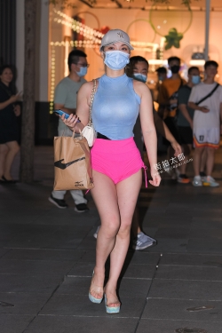 粉色短裤图片+视频 21-07-25-145P