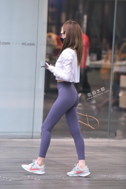 浅紫色瑜伽裤 21-04-01-33P