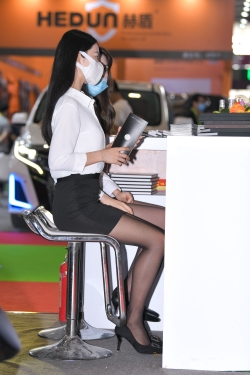 展会美女黑丝前台 21-05-07-52P