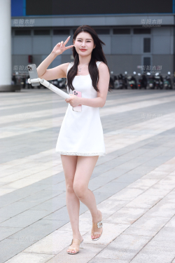 白色连衣裙选美冠军网红-阮依依83P
