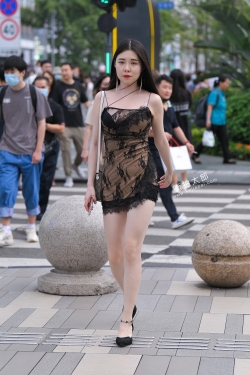 透视装黑短裙原图+视频 21-08-30-153P