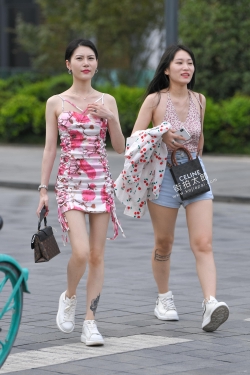 吊带花短裙 21-08-19-62P