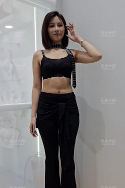 深圳内衣展之短发靓丽内衣模4K-5min
